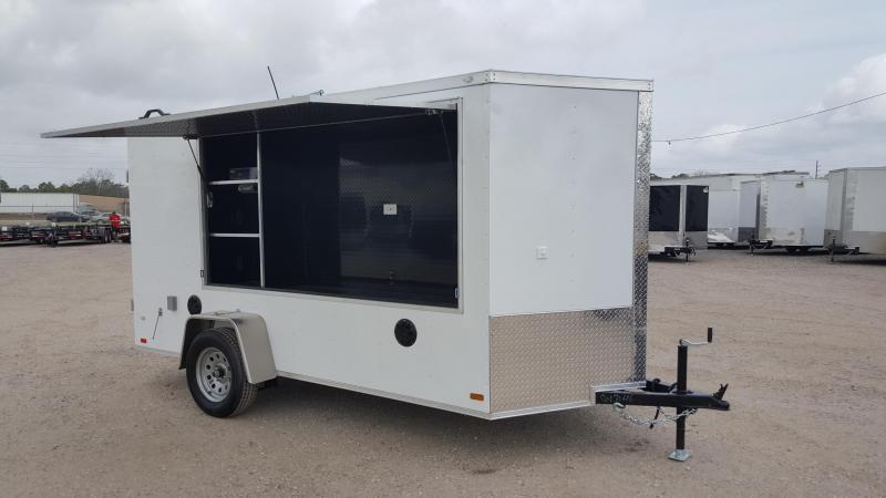 2019 Covered Wagon Trailers 6x12 Tailgate Trailer w/ Stereo Package 2019 Covered Wagon Trailers 6x12 Tailgate Trailer w/ Stereo Package