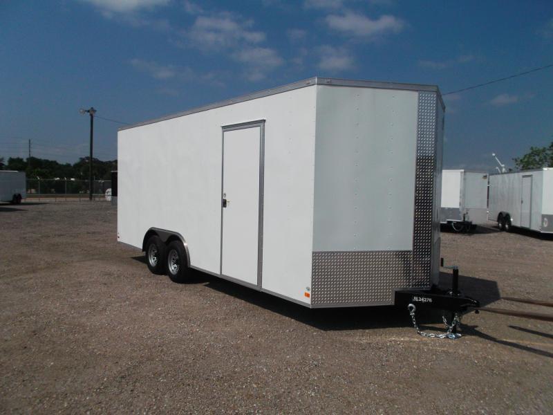 2019 Covered Wagon Trailers 8.5x20 Tandem Axle Cargo / Enclosed Trailer w/ 7'6" Interior Height / 5200# Axles / Ramp 2019 Covered Wagon Trailers 8.5x20 Tandem Axle Cargo / Enclosed Trailer w/ 7'6" Interior Height / 5200# Axles / Ramp