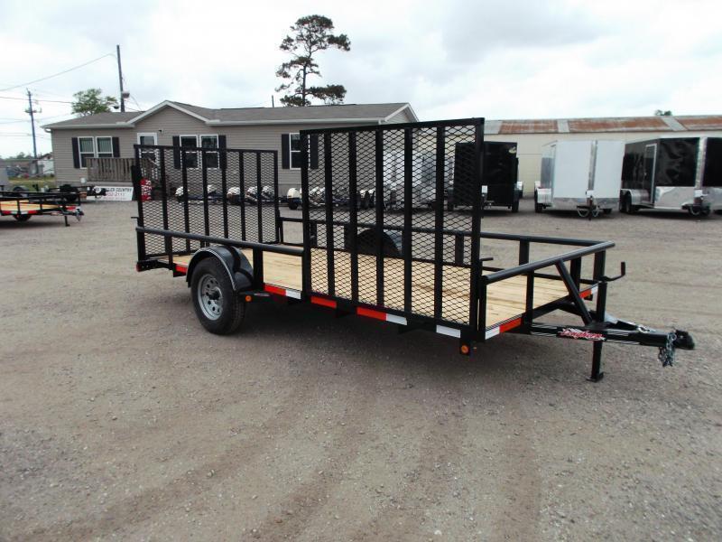 2019 Longhorn Trailers 83x14 Single Axle Utility Trailer w/ Pipetop / 4ft Heavy Duty Rear Ramp / Side Load Ramp Gate 2019 Longhorn Trailers 83x14 Single Axle Utility Trailer w/ Pipetop / 4ft Heavy Duty Rear Ramp / Side Load Ramp Gate