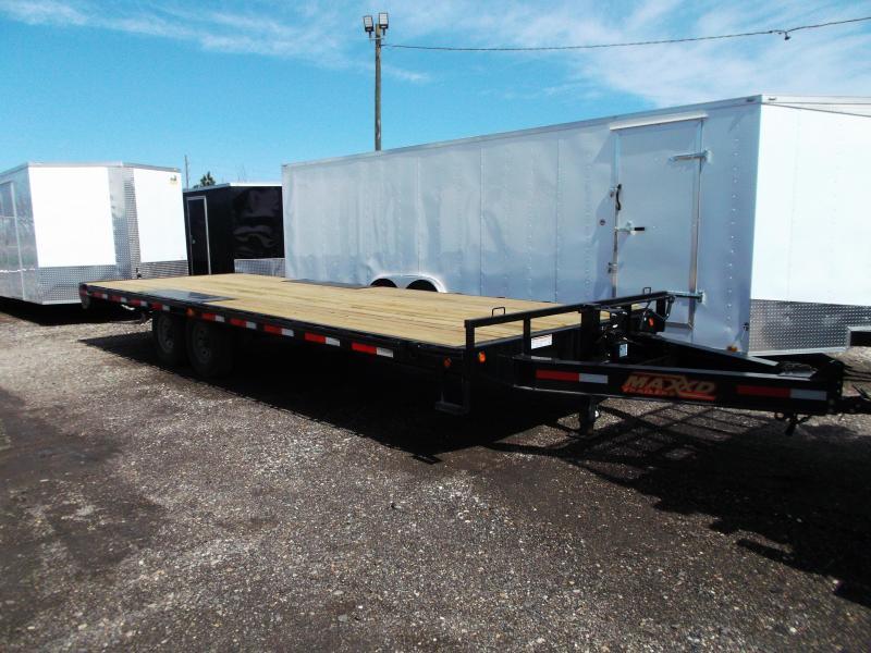 2019 Maxxd 102x24 14K Deckover / Flatbed Trailer / Equipment Hauler / Powder Coated / 7K Axles / LEDs 2019 Maxxd 102x24 14K Deckover / Flatbed Trailer / Equipment Hauler / Powder Coated / 7K Axles / LEDs