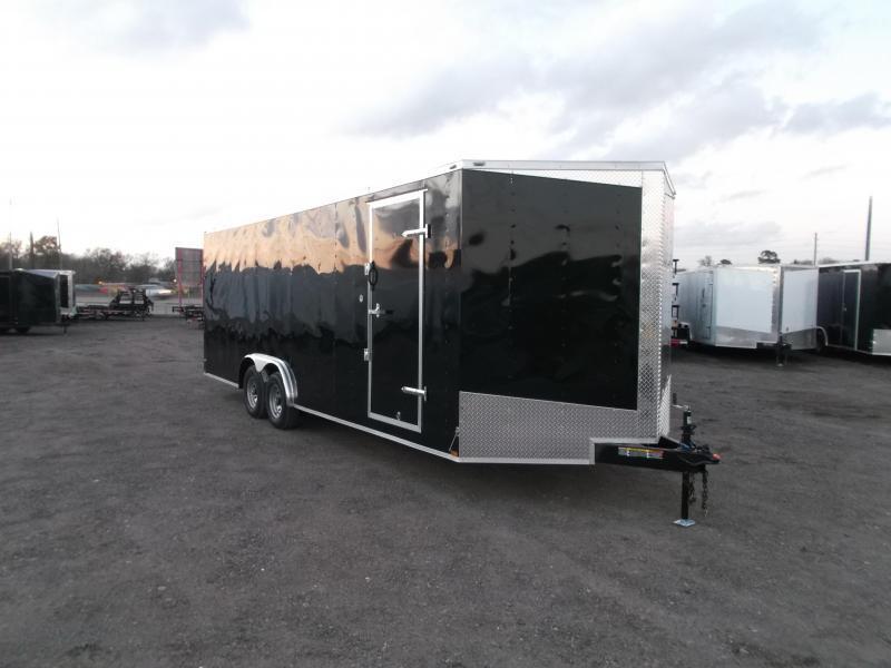 SPECIAL - 2019 Lark 8.5x24 Tandem Axle Cargo Trailer / Enclosed Trailer / Car Hauler / 5200# Axles / Heavy Duty Ramp / LEDs SPECIAL - 2019 Lark 8.5x24 Tandem Axle Cargo Trailer / Enclosed Trailer / Car Hauler / 5200# Axles / Heavy Duty Ramp / LEDs