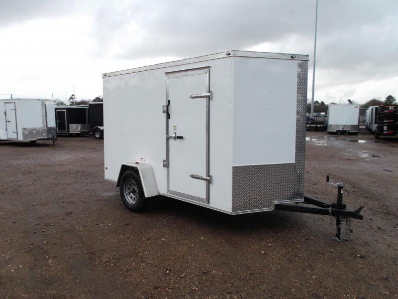 2019 Texas Select 6x10 Single Axle Cargo Trailer / Enclosed Trailer / 6'3" Interior / Ramp / Side Door / LEDs 2019 Texas Select 6x10 Single Axle Cargo Trailer / Enclosed Trailer / 6'3" Interior / Ramp / Side Door / LEDs
