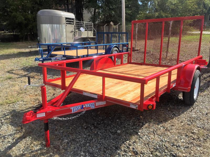 2017 Texas Bragg Trailers 6 X 10 (77" wide) Pipe Top Utility Trailer