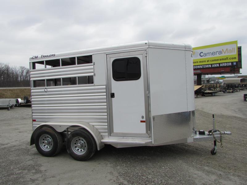 2018 CM 2 Horse Slant Load Trailer Flatbed, Dump, Utility, and