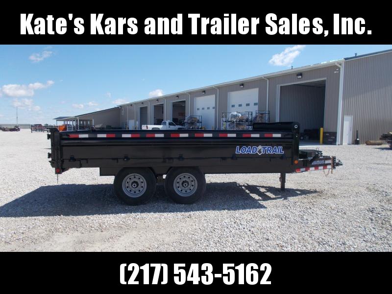 Load Trail DECK OVER FOLD DOWN SIDES 96"X14' Dump Trailer 14K LB Load Trail DECK OVER FOLD DOWN SIDES 96"X14' Dump Trailer 14K LB
