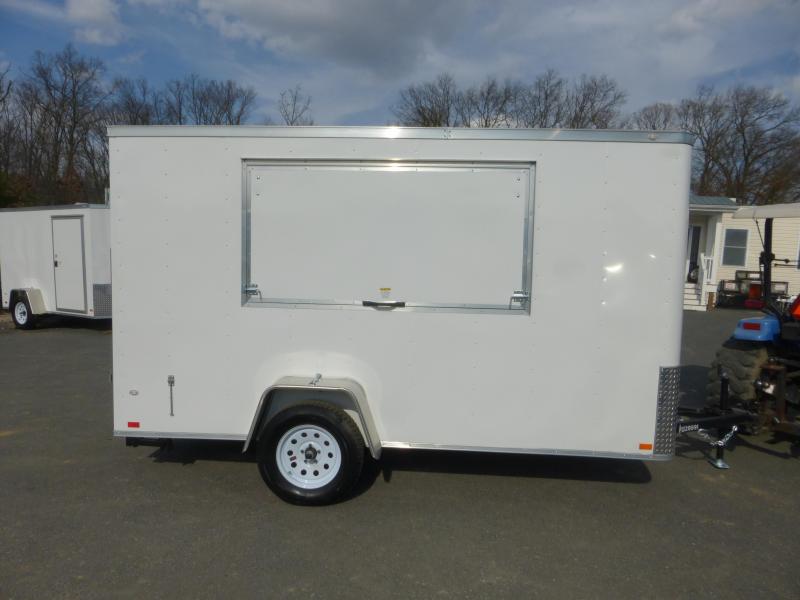 Covered Wagon 6' x 12' Concession Trailer w/ Cargo Doors and Extra Height Covered Wagon 6' x 12' Concession Trailer w/ Cargo Doors and Extra Height