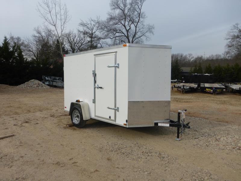 Lark 6' x 10' VNose Enclosed Trailer w/ Ramp New enclosed cargo