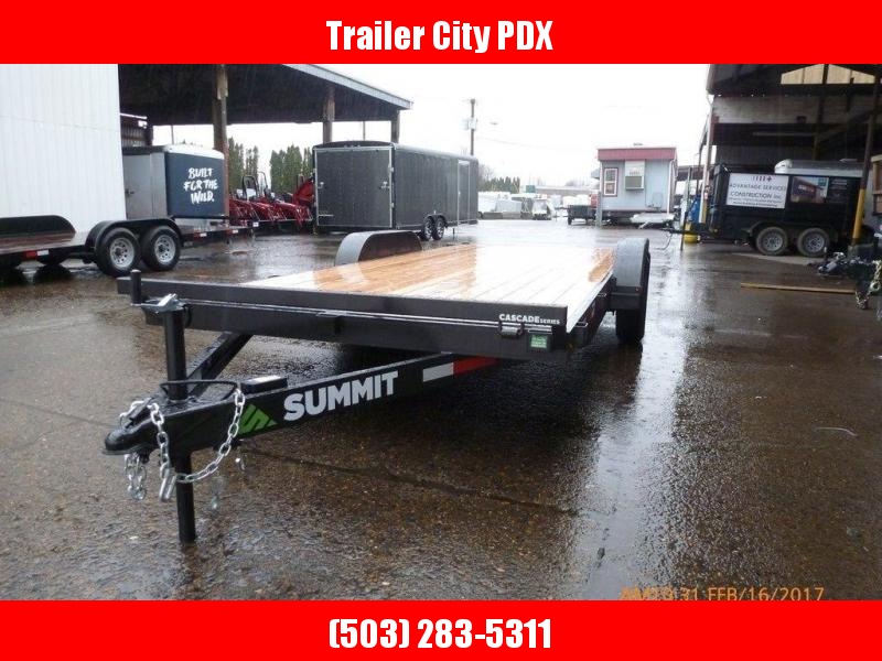Summit 7X18 FLATBED 10K w/Ramps CASCADE Summit 7X18 FLATBED 10K w/Ramps CASCADE