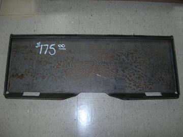 Used Black Skid Steer Quick Tach Plate Used Black Skid Steer Quick Tach Plate