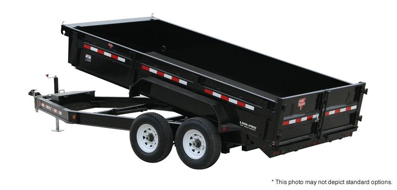 2017 PJ Trailers 12' x 83" Low Pro Dump Trailer 2017 PJ Trailers 12' x 83" Low Pro Dump Trailer