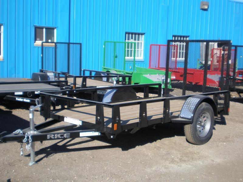 2019 Rice 5x10 Utility Trailer W/Gate 5K 2019 Rice 5x10 Utility Trailer W/Gate 5K