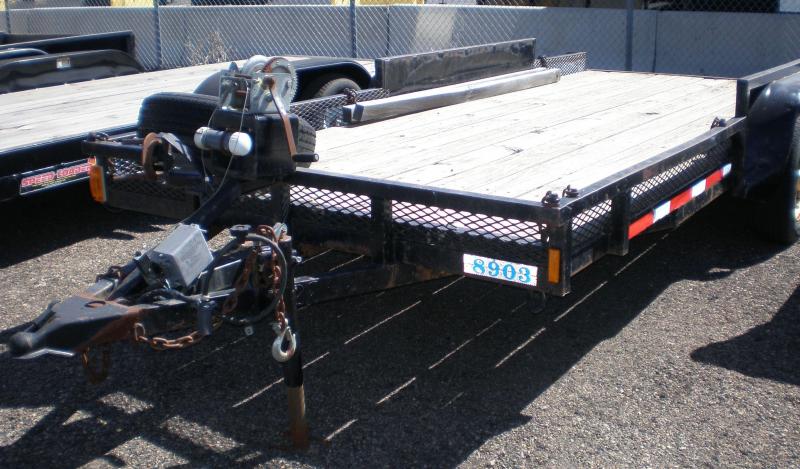 7x16 Flatbed Trailer w/Ramps 7x16 Flatbed Trailer w/Ramps
