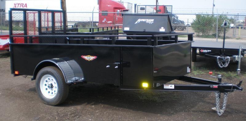 2018 H&H 5.5X10 Utility Trailer - 24" Sides 2018 H&H 5.5X10 Utility Trailer - 24" Sides