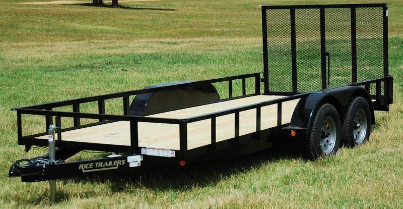 2019 Rice 76x12 Tandem Utility - No Ramp Gate 2019 Rice 76x12 Tandem Utility - No Ramp Gate