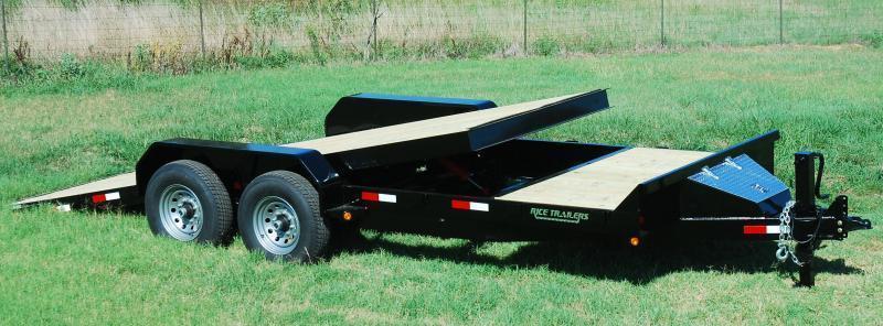 2020 Rice 7x20 Partial Tilt Flatbed Equipment Trailer 14K 2020 Rice 7x20 Partial Tilt Flatbed Equipment Trailer 14K