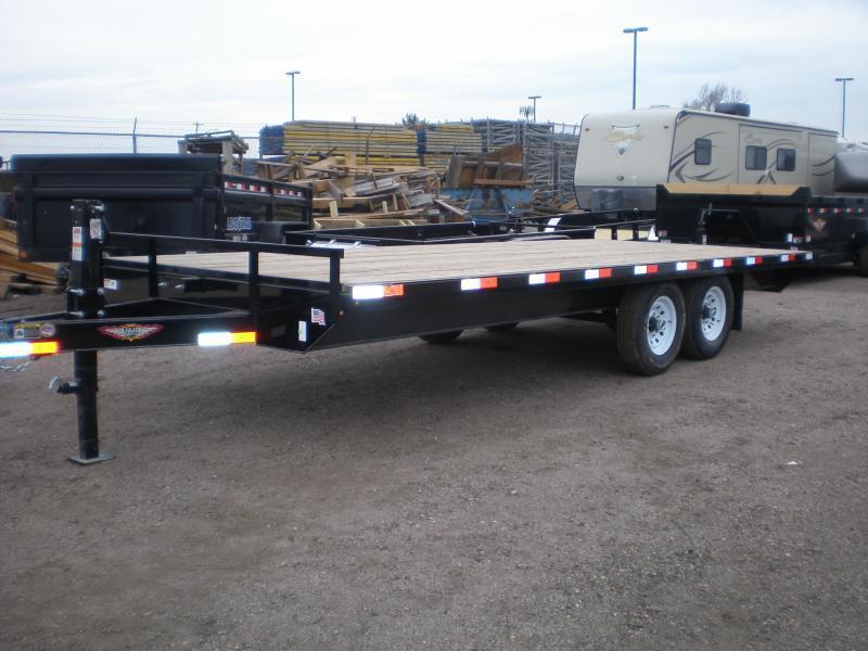 2019 H&H 102X20 Deckover Flatbed Trailer 10K 2019 H&H 102X20 Deckover Flatbed Trailer 10K
