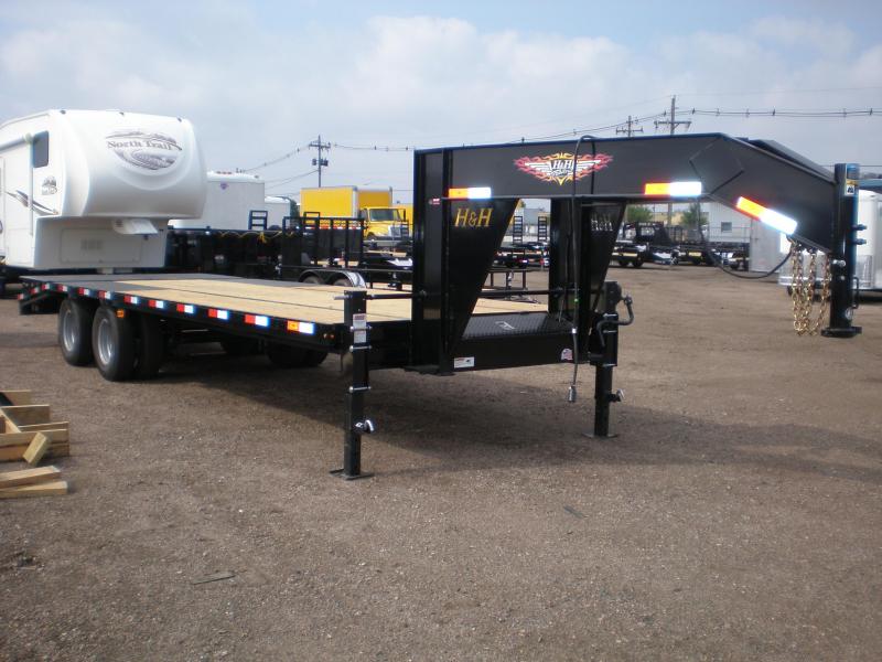 2019 H and H Trailer 24K Deckover w/Super Deluxe Ramps Equipment Trailer 2019 H and H Trailer 24K Deckover w/Super Deluxe Ramps Equipment Trailer