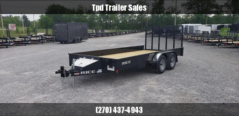 2020 Rice 82"X16' Utility Trailer 2020 Rice 82"X16' Utility Trailer