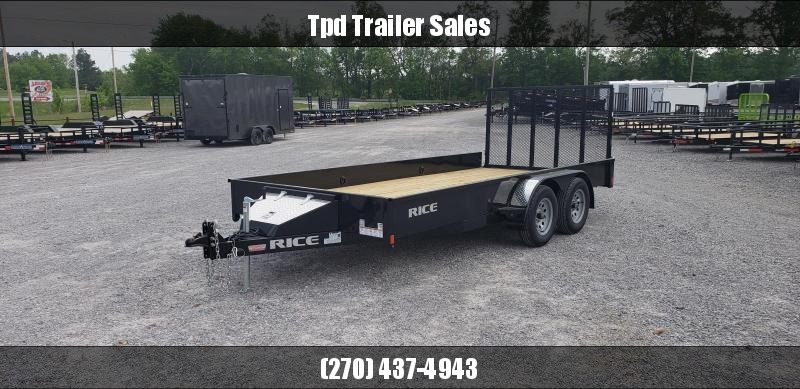 2020 Rice 82"X16' Utility Trailer 2020 Rice 82"X16' Utility Trailer