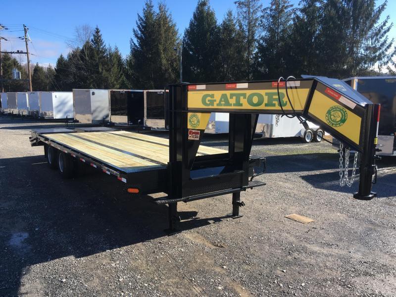 2019 Gatormade Trailers 25 tandem dual gooseneck with big Goliath ramps Equipment Trailer 2019 Gatormade Trailers 25 tandem dual gooseneck with big Goliath ramps Equipment Trailer