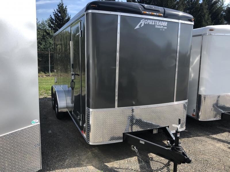 2019 Homesteader HD 7x16 Hercules 5 Ton sd ramp 7'4" tall Enclosed Cargo Trailer 2019 Homesteader HD 7x16 Hercules 5 Ton sd ramp 7'4" tall Enclosed Cargo Trailer
