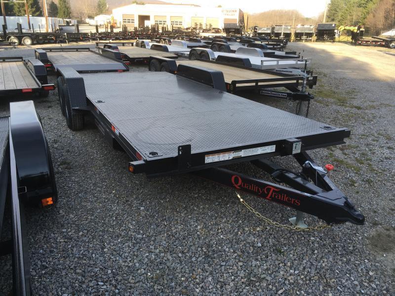 2019 Quality Trailers 82x20 5ton steel floor car hauler left removable fender 4brk Car / Racing Trailer 2019 Quality Trailers 82x20 5ton steel floor car hauler left removable fender 4brk Car / Racing Trailer