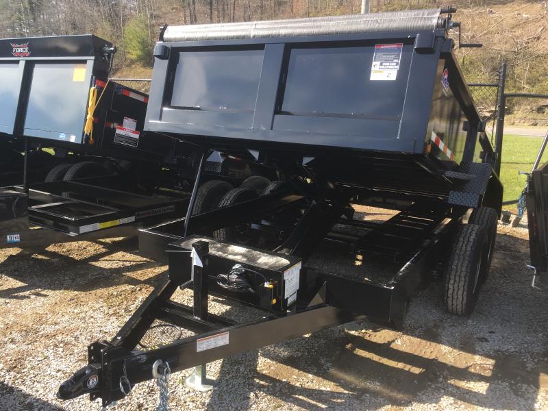 2018 Hawke Trailers 7X12 6TON WITH TARP Dump Trailer 2018 Hawke Trailers 7X12 6TON WITH TARP Dump Trailer
