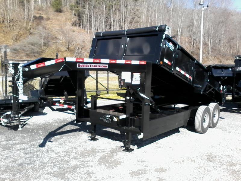 2019 Hawke Trailers 7X16 15k GOOSENECK WITH TARP Dump Trailer 2019 Hawke Trailers 7X16 15k GOOSENECK WITH TARP Dump Trailer