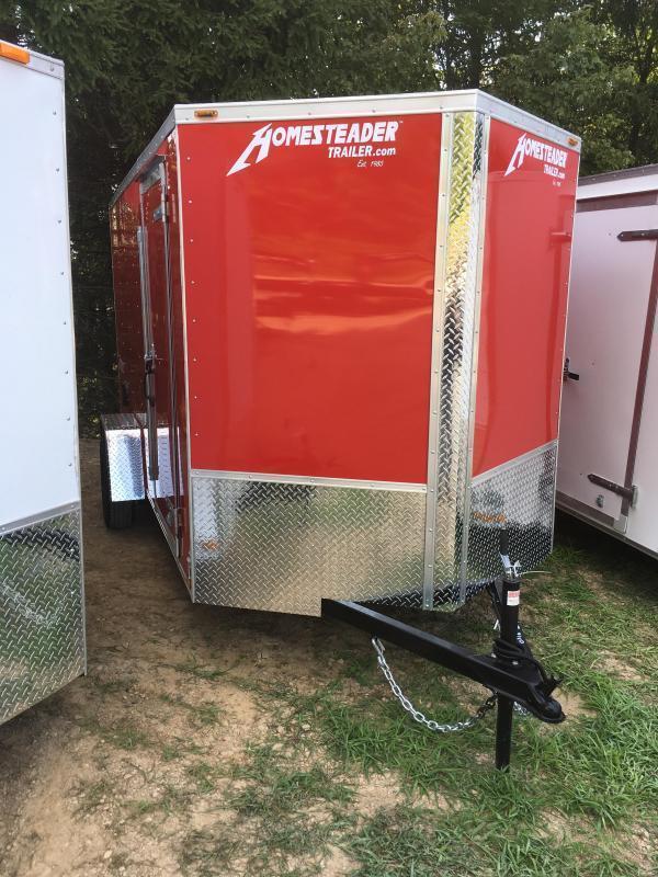 2019 Homesteader Inc. 6x12 Intrepid single axle ramp Enclosed Cargo Trailer 2019 Homesteader Inc. 6x12 Intrepid single axle ramp Enclosed Cargo Trailer