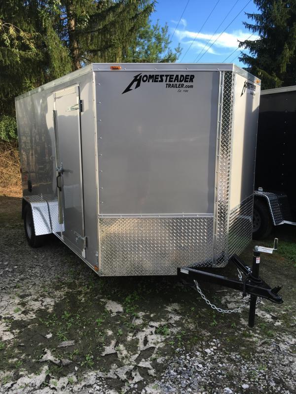 2019 Homesteader 7x12 patriot ramp door single axle Enclosed Cargo Trailer 2019 Homesteader 7x12 patriot ramp door single axle Enclosed Cargo Trailer