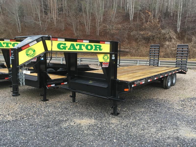 2019 Gatormade Trailers 25ft 8Ton Gooseneck stand up ramps Equipment Trailer 2019 Gatormade Trailers 25ft 8Ton Gooseneck stand up ramps Equipment Trailer