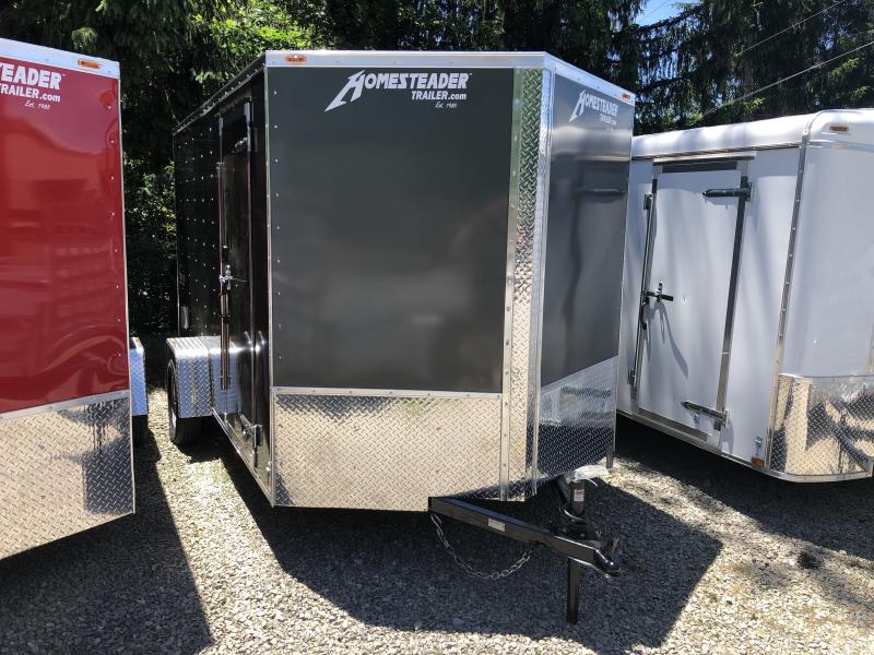 2020 Homesteader 7x12 intrepid single axle w/Brakes 6in extra ht ramp door Enclosed Cargo Trailer 2020 Homesteader 7x12 intrepid single axle w/Brakes 6in extra ht ramp door Enclosed Cargo Trailer