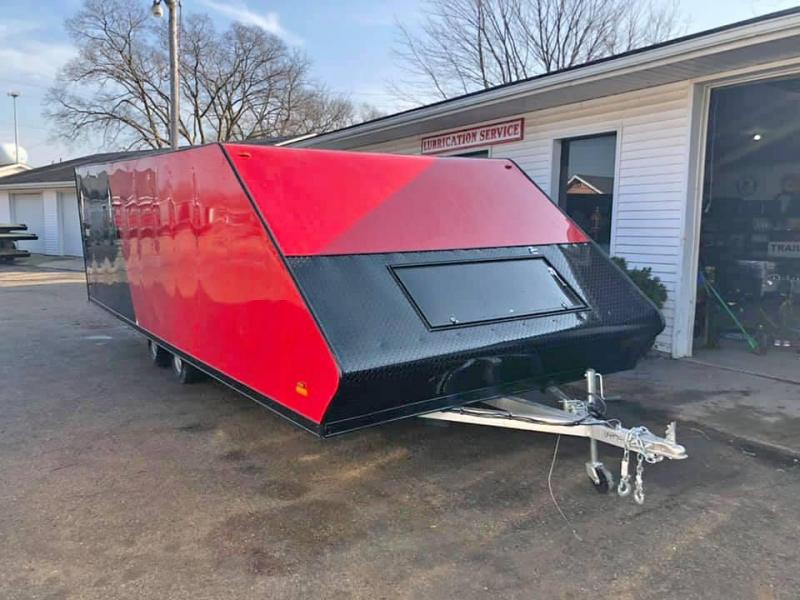 8.5x22 Snowmobile Trailer - All Aluminum with Torsion Axles 8.5x22 Snowmobile Trailer - All Aluminum with Torsion Axles