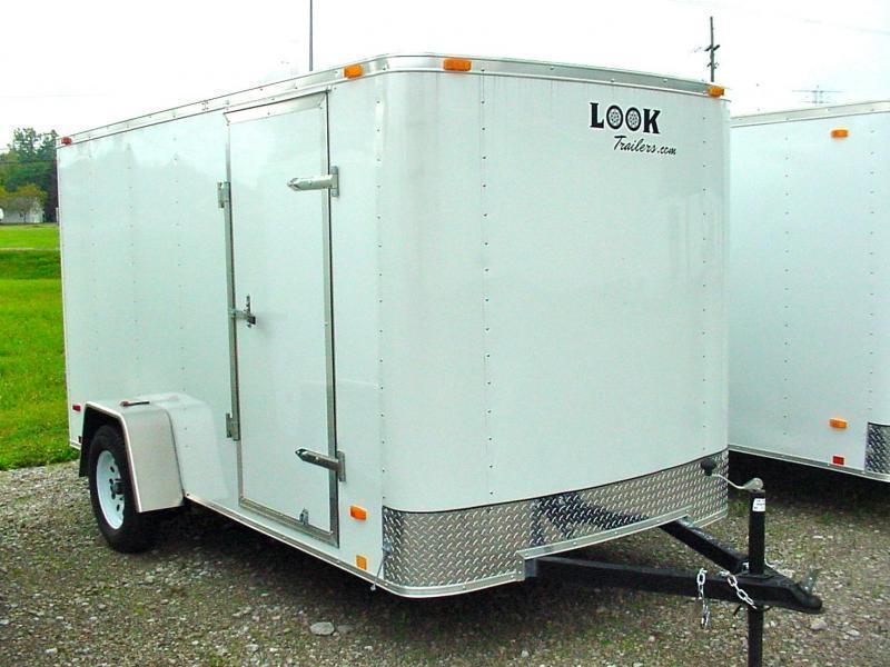 6x10 LOOK Enclosed Trailer w/ Ramp Door (Single) 6x10 LOOK Enclosed Trailer w/ Ramp Door (Single)