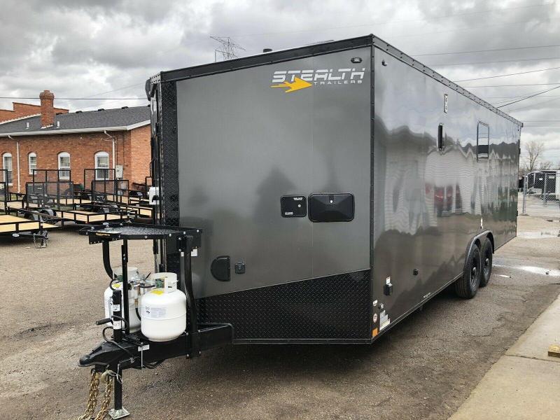 STEALTH NOMAD Deluxe Toy Hauler & Travel Trailer with Living Quarters STEALTH NOMAD Deluxe Toy Hauler & Travel Trailer with Living Quarters
