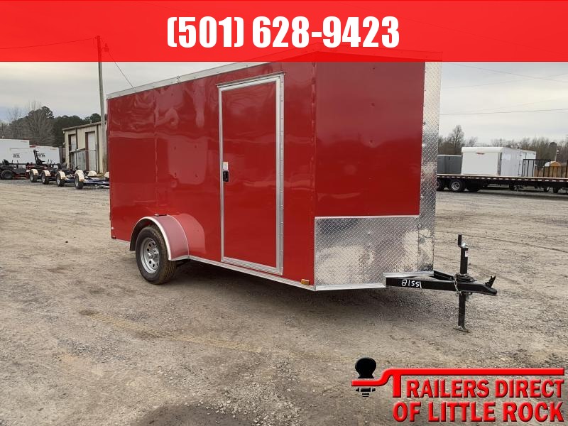 2019 Doolittle Trailer Mfg Razorback 6x12SA Red Barn Door Enclosed Cargo Trailer 2019 Doolittle Trailer Mfg Razorback 6x12SA Red Barn Door Enclosed Cargo Trailer