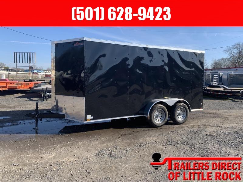 2019 Doolittle Trailer Mfg Razorback 7X16TA Black Ramp Door Enclosed Cargo Trailer 2019 Doolittle Trailer Mfg Razorback 7X16TA Black Ramp Door Enclosed Cargo Trailer