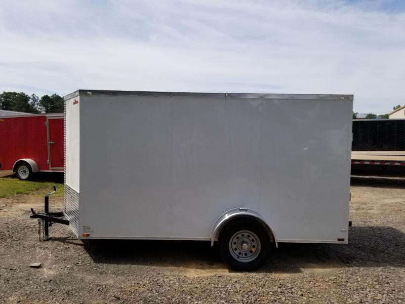 2018 Doolittle Trailer Mfg Razorback 6x12SA White Ramp Door Enclosed Cargo Trailer 2018 Doolittle Trailer Mfg Razorback 6x12SA White Ramp Door Enclosed Cargo Trailer