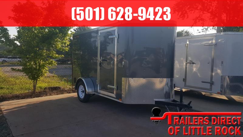 2018 Doolittle Trailer Mfg Bullitt 6x10SA Gray Ramp Door Enclosed Cargo Trailer 2018 Doolittle Trailer Mfg Bullitt 6x10SA Gray Ramp Door Enclosed Cargo Trailer