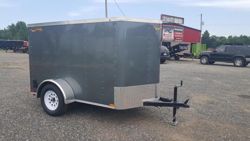 BLOWOUT!! 2018 Doolittle Trailer Mfg Bullitt 5x8 Gray Ramp Door Enclosed Cargo Trailer BLOWOUT!! 2018 Doolittle Trailer Mfg Bullitt 5x8 Gray Ramp Door Enclosed Cargo Trailer