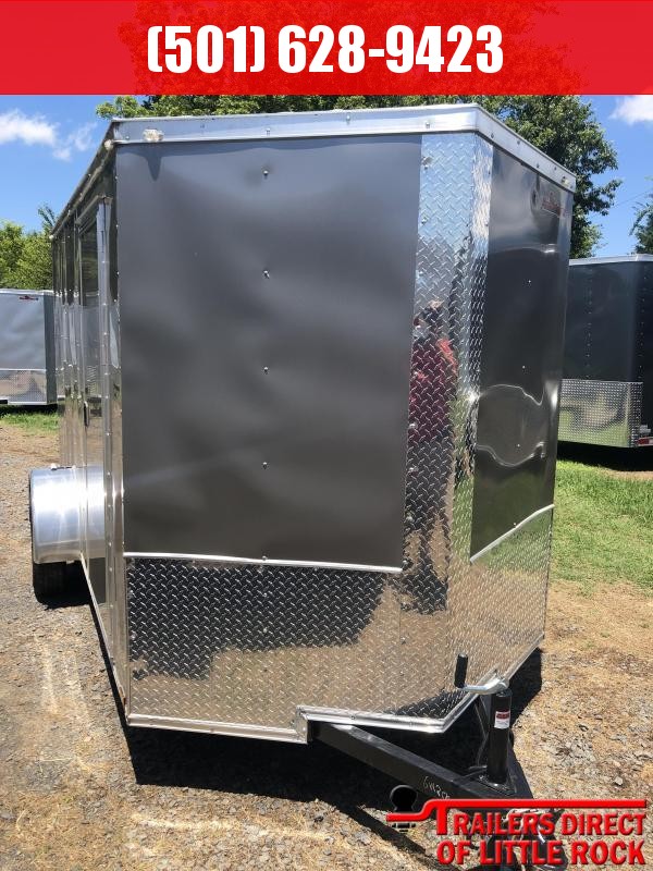 2019 Doolittle Trailer Mfg Razorback 6x12SA Charcoal Ramp Door Enclosed Cargo Trailer 2019 Doolittle Trailer Mfg Razorback 6x12SA Charcoal Ramp Door Enclosed Cargo Trailer