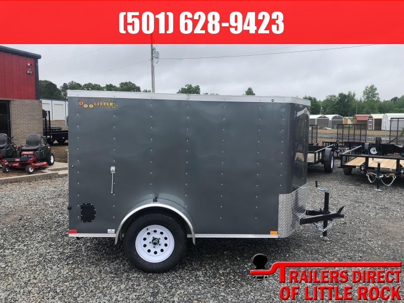 2019 Doolittle Trailer Mfg Bullitt 5x8 White Barn Door Enclosed Cargo Trailer 2019 Doolittle Trailer Mfg Bullitt 5x8 White Barn Door Enclosed Cargo Trailer