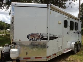 2008 Lakota Trailers 2 horse with 13 lq and tipout Horse Trailer 2008 Lakota Trailers 2 horse with 13 lq and tipout Horse Trailer