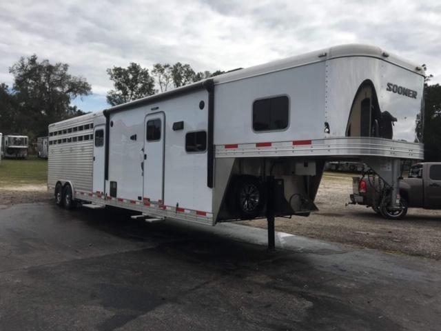2016 Sooner 8 wide 10' lq w/midtack bunks and 14' stock area Horse Trailer 2016 Sooner 8 wide 10' lq w/midtack bunks and 14' stock area Horse Trailer