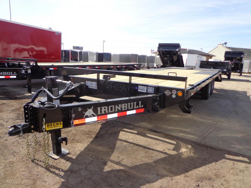 New Iron Bull 102" x 24' Deckover Trailer - 8K Axle Upgrade New Iron Bull 102" x 24' Deckover Trailer - 8K Axle Upgrade