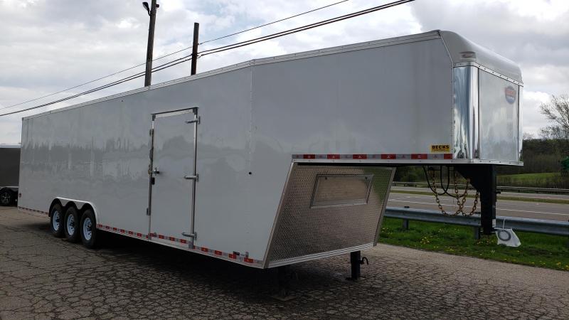 New United Trailers 8.5' x 40' Gooseneck Car / Racing Trailer - Triple Axle New United Trailers 8.5' x 40' Gooseneck Car / Racing Trailer - Triple Axle