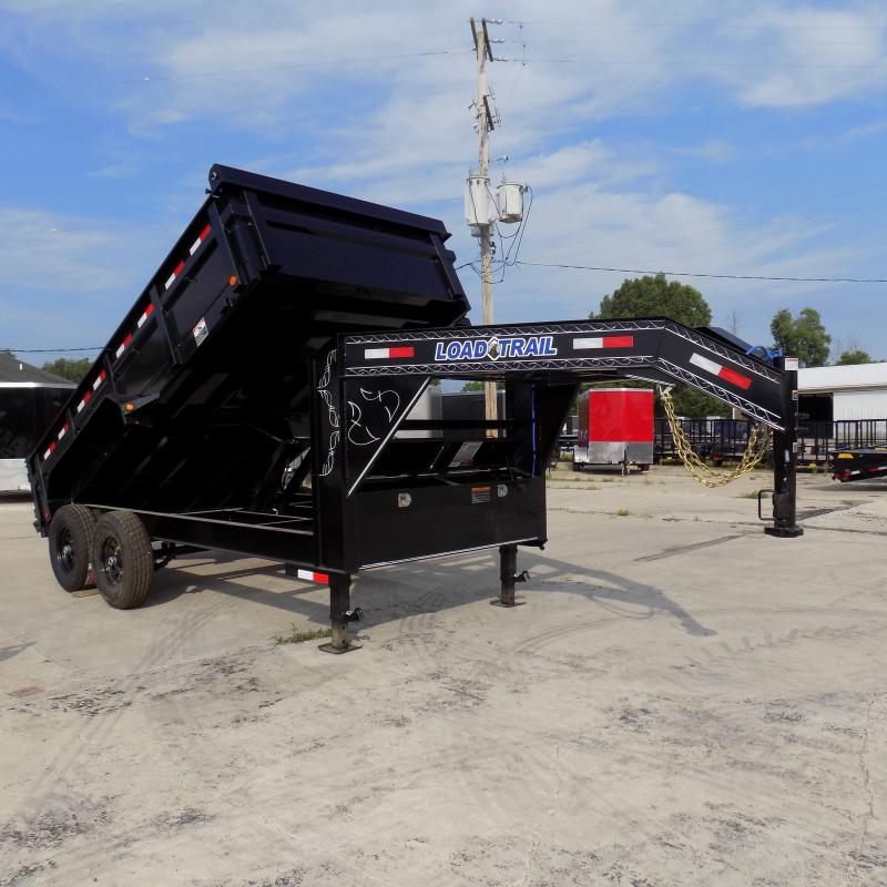 New Load Trail 83" X 16' Triple Axle Gooseneck Dump Trailer New Load Trail 83" X 16' Triple Axle Gooseneck Dump Trailer