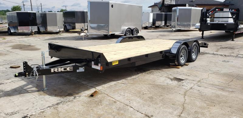 New Rice Trailers 82" x 20' Open Car Hauler For Sale New Rice Trailers 82" x 20' Open Car Hauler For Sale