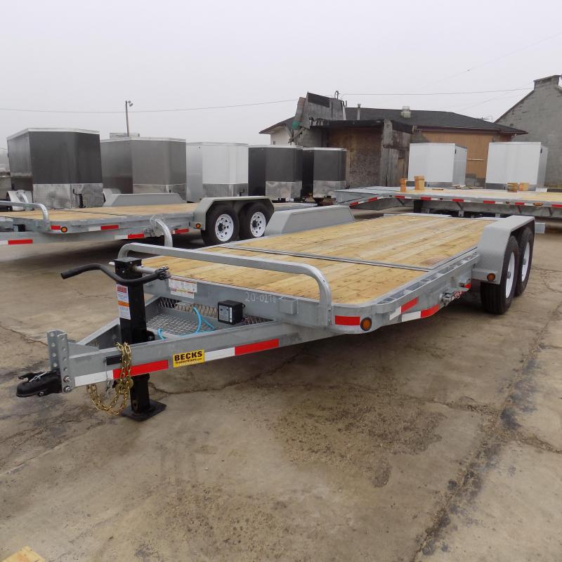 New Galvanized 83" x 20' Tilt Deck Equipment Trailer New Galvanized 83" x 20' Tilt Deck Equipment Trailer
