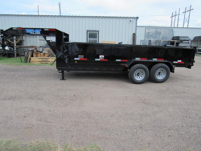 2020 Top Hat Trailers 16' Gooseneck Dump Trailer 14K Dump Trailer 2020 Top Hat Trailers 16' Gooseneck Dump Trailer 14K Dump Trailer